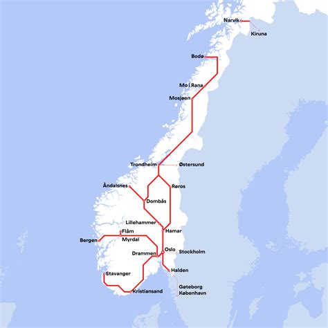 official norway train website